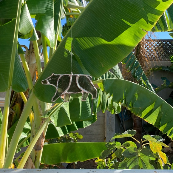 Black Bear Stained Glass Small Sun Catcher - Picture 4 of 12